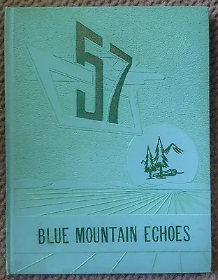 1957 Blue Mountain Academy High School Yearbook The Echoes Hamburg Pa • $24.99