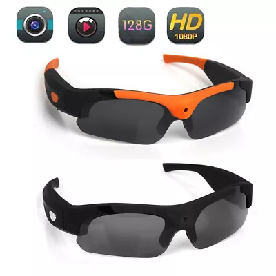 Mini Camera Espia Glasses Outdoor Cam Sunglasses Video DVR Recorder 1080P US • $32.68