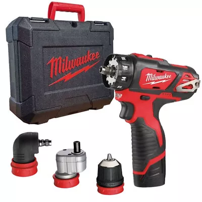 £149 • Buy Milwaukee M12BDDXKIT-0X 12V Removable Chuck Drill Driver Body Only With Case