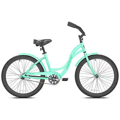 Girl's 24  Seachange Classic Beach Cruiser Bike Steel Frame Single-Speed Mint • $179.95