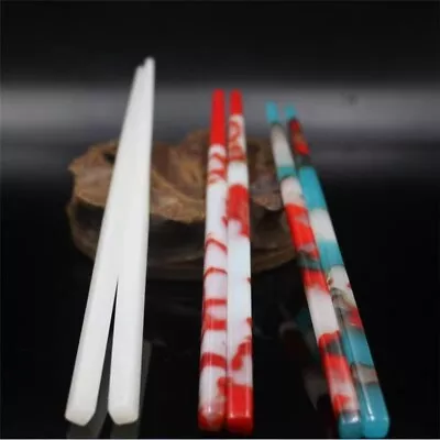 Hotan Red And White Jade Chopsticks Chicken Blood Jade Solid Handmade • $44.52