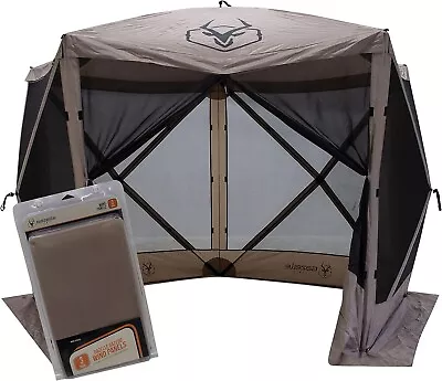 Gk907 G5 5-sided Portable Gazebo & Wind Panel Combo Mfg Resell Open Box • $199.99