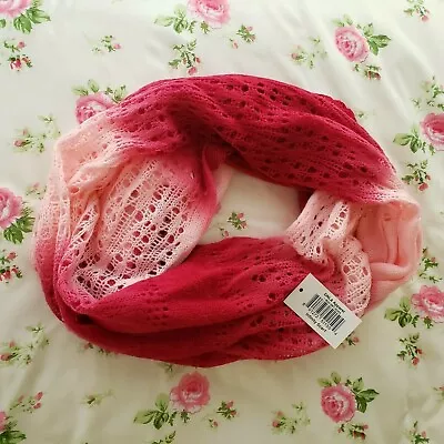 Pink Ombre Infinity Scarf Womens • $8