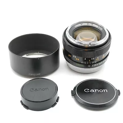 EXC+ Canon FD 55mm F/1.2 Chrome Nose “O” Lens MF Standard Prime Lens • $300