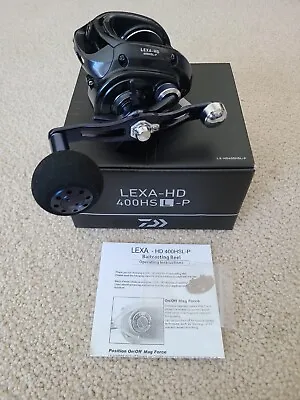 Daiwa Lexa LX-HD400HSL-P 7.1:1 Left-Hand Casting Reel • $250