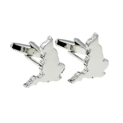 England Outline Map English Map Cufflinks Presented In A Cufflink Box - X2AJ971 • £11.99