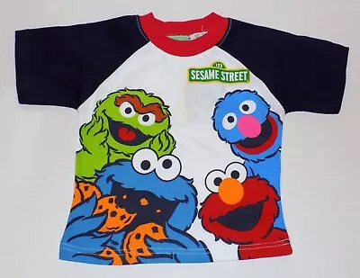 NWT Sesame Street Toddler Boys Sesame Street Elmo Characters Graphic T-Shirt 4T • $5.99