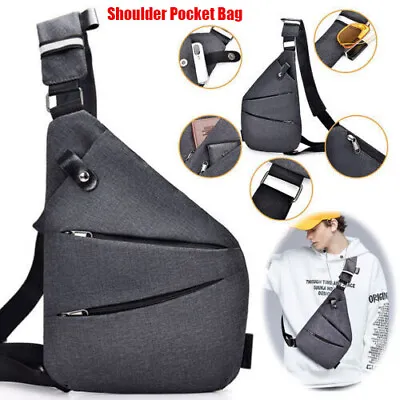 Waterproof Bag Personal Anti Theft Shoulder Man Pocket Portable Chest Travel • $10.99
