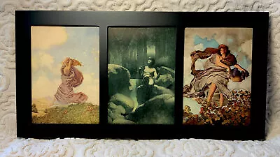 Maxfield Parrish “Seasons” Triptych From The 1911 1st Ed Golden Treasury Nice • $90