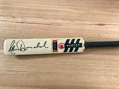 $75 • Buy Alan Donald Signed Mini Cricket Bat - Beautiful Rare Piece