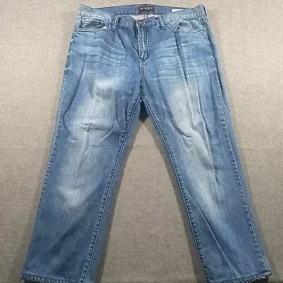 Guess Del Mar Slim Straight Fit Jeans Mens 36x30 (Measures 36x25) Blue Denim • $19.99