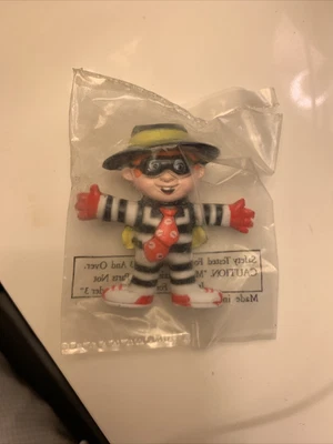 $4.99 • Buy McDonald’s Vintage Bendable Hamburglar 1988 Happy Meal Toy  NEW