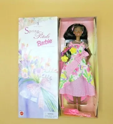 Barbie Avon Exclusive 2nd In Series African American Spring Petals Doll F199061 • $19.99