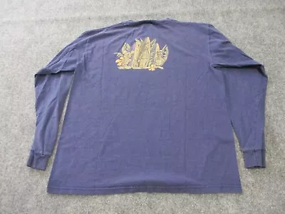 $14.95 • Buy Vintage Walt Disney World Shirt Adult Medium Blue Long Sleeve Surf Cotton *