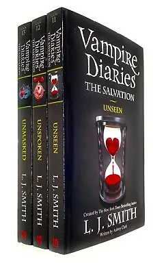 Vampire Diaries The Salvation Series 3 Books Set By L J Smith - Ages 12-17 - PB • £13.89
