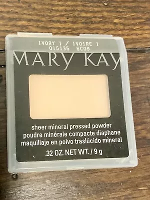 New MARY KAY PRESSED POWDER SHEER MINERAL IVORY 1 #015135 • $12.99