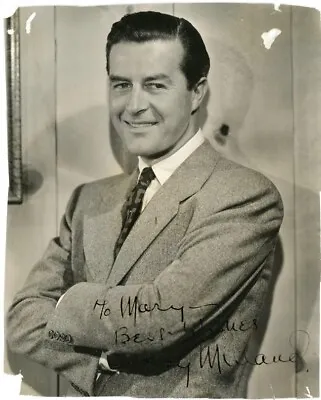 Ray Milland-Vintage Signed Photograph • $48