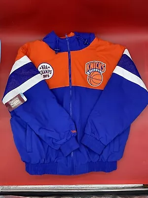 Mitchell And Ness New York Knicks Jacket Small Champions 1973 Hooded Women’s • $130