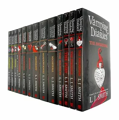 Vampire Diaries Complete Collection 13 Books Set By L. J. Smith Paperback NEW • £42.40