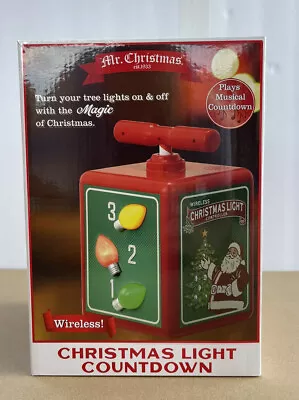 Mr Christmas Christmas Light Countdown Turn Tree Lights On/Off W/ Music Wireless • $25