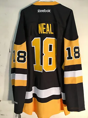 Reebok Premier NHL Jersey Pittsburgh Penguins James Neal Black Alternate Sz L • $39.99