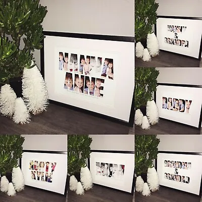 Personalised Christmas Gift A4 Name Print Mum Dad Grandma Grandad Aunty Uncle • $24