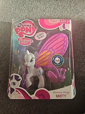 My Little Pony RARITY Rare G4 Glimmer Wings Butterfly 2011 Orig Package Unicorn  • $43.70