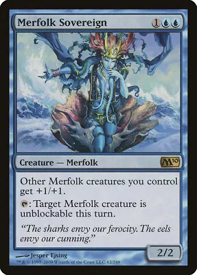 Merfolk Sovereign Magic 2010 / M10 PLD Blue Rare MAGIC MTG CARD ABUGames • $1.44