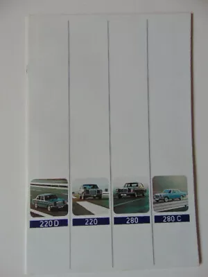 Original 1973 Mercedes Benz 220D 220 280 280C Brochure • $15