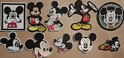 Disney Mickey Mouse Embroidered Iron On Patch 10 Pcs. • $25