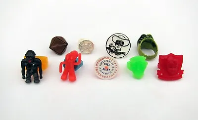 Vintage Gumball Machine & Cereal Prize Ring Lot**gumby King Kong Chex & More** • $24.99