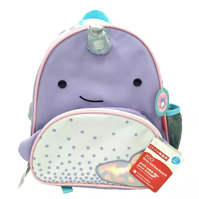 Skip Hop Little Kid Narwhal Back Pack Zoo Collection Preschool For 3+ Years Girl • £23.70