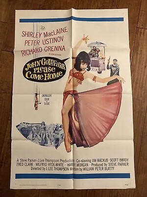 $25 • Buy John Goldfarb Please Come Home - Original 1sheet Poster   - Shirley MacLaine