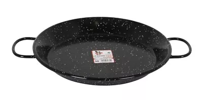 30cm Professional Spanish ENAMELED STEEL Paella Pan PANS Heavy Duty  • £14.16