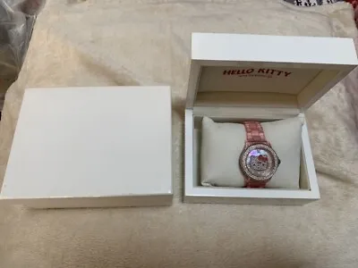 $329.99 • Buy VABENE Italy Hello Kitty Collaboration Swarovski Wristwatch Sanrio Genuine New