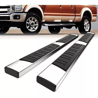 For 99-16 Ford F250 F350 Superduty Crew Cab 6  Running Board Nerf Bar Side Step • $158.99