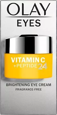 Olay Vitamin C + Peptide 24 Eye Cream Fragrance-Free 0.5 Oz • $12.99