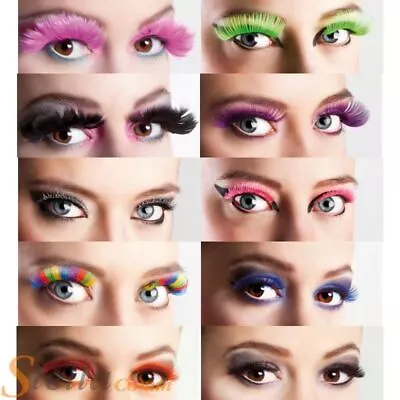 £6.49 • Buy Boland False Fake Eyelashes Self Adhesive Fancy Dress Costume Accessory