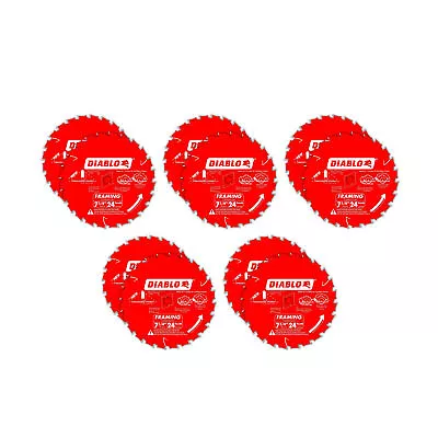 Diablo D0724A 7-1/4 In 24T Circular Saw Framing Blades 10 Pack • $88