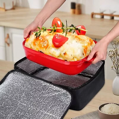 Lunch Bag Insulated Thermal Food CarrierInsulated Casserole Carrier 9 X13 ... • $32.99