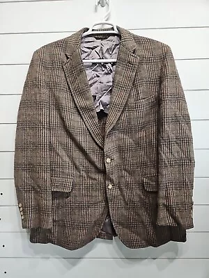 Vintage Lands End Charter Collection Handwoven Sport Coat The Real Magee 44 Long • $34.95