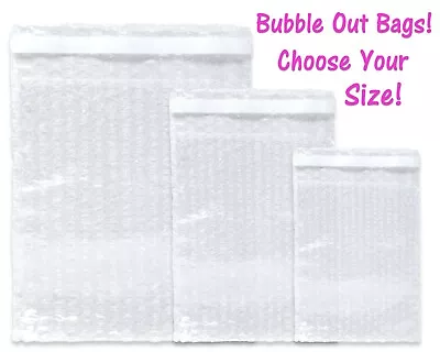 Bubble Out Bags Protective Pouch Wrap Lightweight Mailing Air Padded Cushions! • $11.95