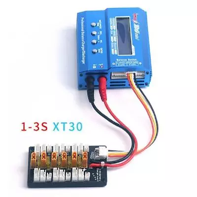 XT30 LiPo Battery Parallel Charging Adaptor Board Balance Charge Plate IMAX B6 • £11.46