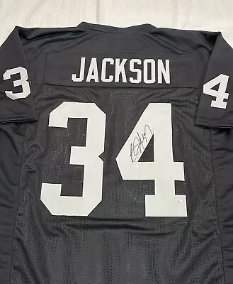 Bo Jackson Signed Las Vegas Raiders Football Jersey COA • $199.99