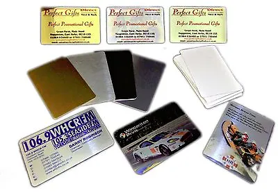 £3.99 • Buy Aluminium Metal BUSINESS CARDS Membership Cards Loyalty PROFESSIONAL Printed