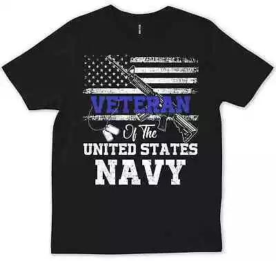 Navy US Military Patriotic Tee Veterans Day Independence Gift Shirt T-shirt • $25.99