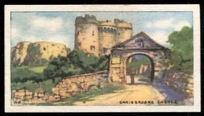 Tobacco Card Godfrey Phillips THE OLD COUNTRY 1935 Carisbrooke Castle #24 • £2