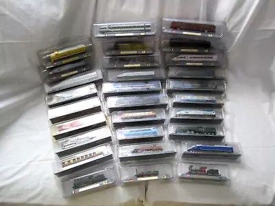 £75 • Buy DEL PRADO Trains Of The World N Gauge 28 Locomotives / Trains Bundle SEALED.