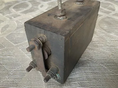 $15 • Buy Antique Ignition Buzz Coil - Wooden Box