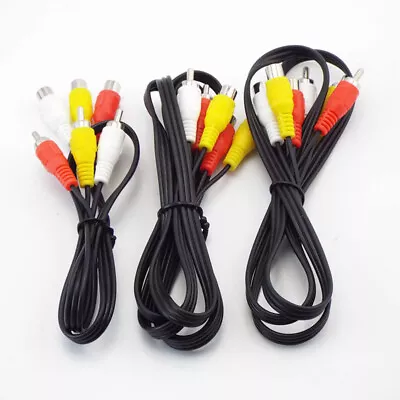 £5.15 • Buy 0.5M/1M/3M/5M RCA Male To Female Audio AV Video Line Cord Cable For DVD Player